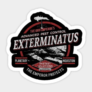 exterminatus power exterminatus Sticker